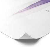 Oktober Chrysanthemen Poster (Ecke)