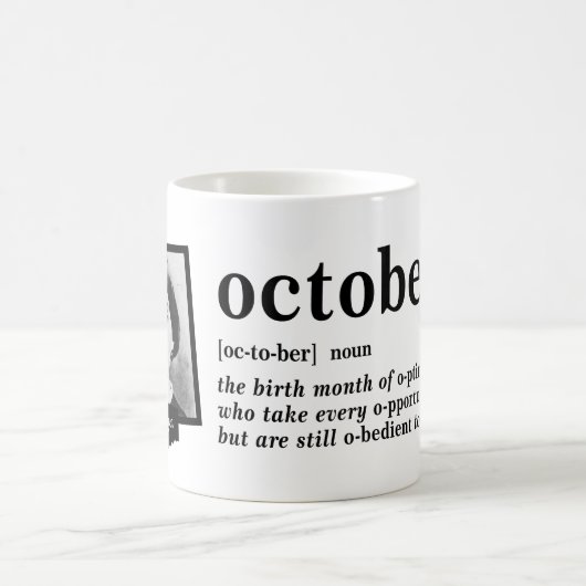 Oktober Definition Kaffeetasse (Mittel)