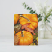 Oktober-Design Postkarte (Stehend Vorderseite)