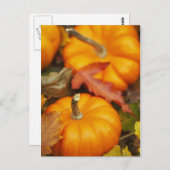 Oktober-Design Postkarte (Vorne/Hinten)
