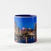 Oktober Detroit Skyline Tasse (Mittel)