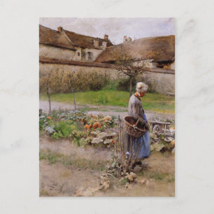 Oktober Die Kürbisse Carl Larsson Postkarte