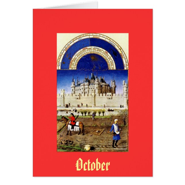 Oktober - die Tres Riches Heures du Duc De-Beere (Vorne)