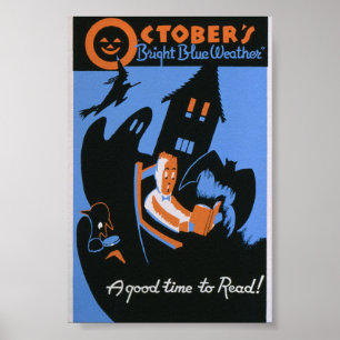Oktober eine gute Zeit, um Vintages WPA-Poster zu Poster
