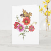 Oktober-Fee-Geburtstag Karte (Gelbe Blume)