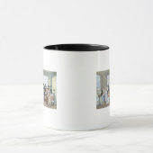 Oktober-Feier in Rom, 1842 Tasse (Zentrum)