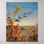 Oktober | Fidelia Bridges Poster (Vorne)