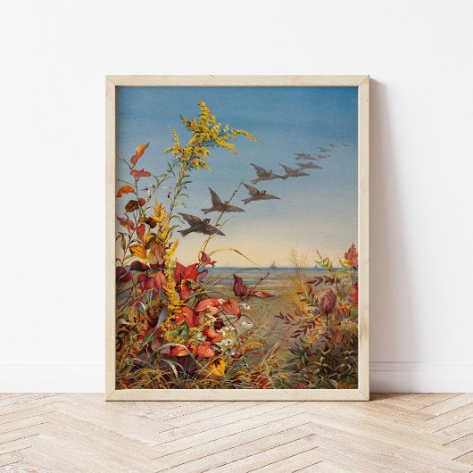 Oktober | Fidelia Bridges Poster