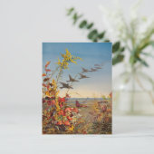 Oktober | Fidelia Bridges Postkarte (Stehend Vorderseite)