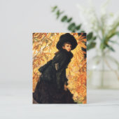 Oktober Fine Art Postkarte (Stehend Vorderseite)