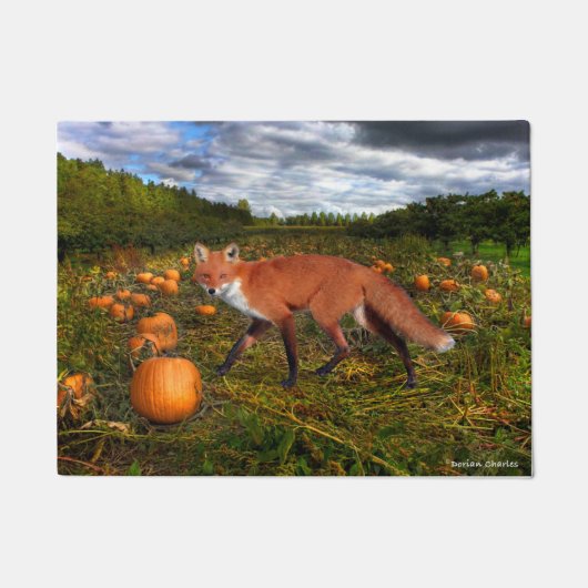 Oktober Fox Fußmatte (Vorderseite)