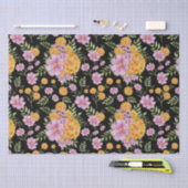 Oktober Geburtmonat Blume Marigold Cosmos Seidenpapier (Handwerk)