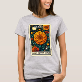 Oktober Geburtsmonat Blume Marigold T - Shirt