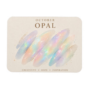 Oktober-Geburtsstein-Opal-Kunst Magnet