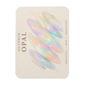 Oktober-Geburtsstein-Opal-Kunst Magnet (Vertikal)