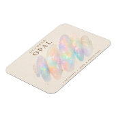 Oktober-Geburtsstein-Opal-Kunst Magnet (Linke Seite)