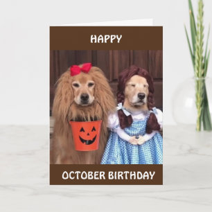 ** OKTOBER GEBURTSTAG** ALLE FÜR "SIE" GESCHRÄNKT KARTE