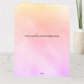 Oktober Geburtstag Geburtstag Opal Gruß Karte (Rückseite)