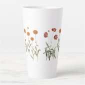 Oktober Geburtstag Monat Vintage Blume Ende Tasse (Vorderseite)