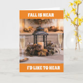 **OKTOBER** GEBURTSTAG WÜNSCHT SICH FÜR SIE! KARTE (Gelbe Blume)