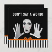 Oktober Geburtstagsüberraschung Party Einladung (Vorne/Hinten)