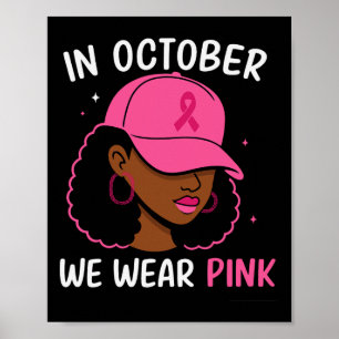 Oktober Gespür für weiblichen Brustkrebs Poster