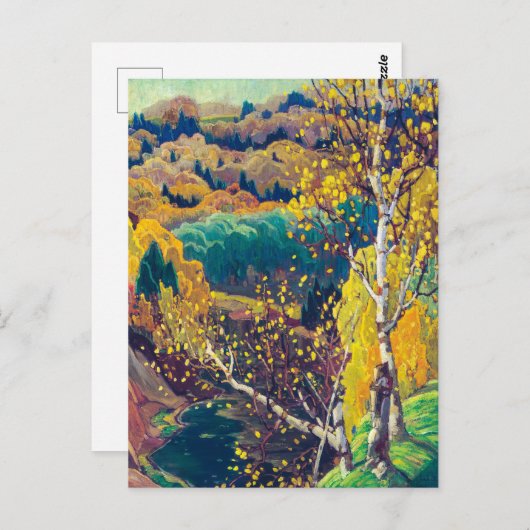 Oktober Gold | Franklin Carmichael | Postkarte (Vorne/Hinten)