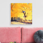 "Oktober Gold" von Maynard Dixon Leinwanddruck (Insitu (Wohnzimmer))