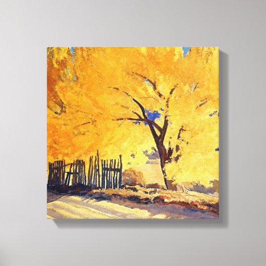 "Oktober Gold" von Maynard Dixon Leinwanddruck (Vorderseite)