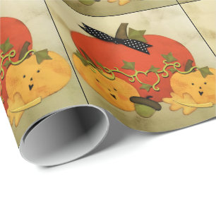 Oktober Halloween Brautparty Geschenkpapier