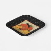 Oktober Halloween-Brautparty Pappteller (Gewinkelt)