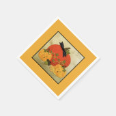 Oktober Halloween-Brautparty Serviette (Ecke)