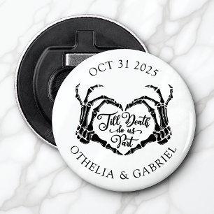 Oktober Halloween Hochzeit Flaschenöffner