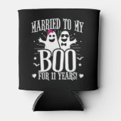 Oktober Hochzeitsfeier 11. Jahrestag Dosenkühler (Vorderseite)