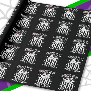 Oktober Hochzeitsfeier 1. Jahrestag Geschenkpapier