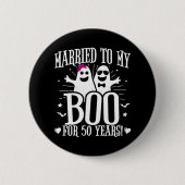 Oktober Hochzeitsfeier 50. Jahrestag Button (Vorderseite)