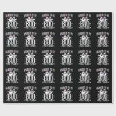 Oktober Hochzeitsfeier Siebter Jahrestag Geschenkpapier (Flach)