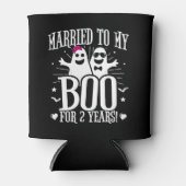 Oktober Hochzeitsjubiläum 2. Jahrestag Dosenkühler (Vorderseite)