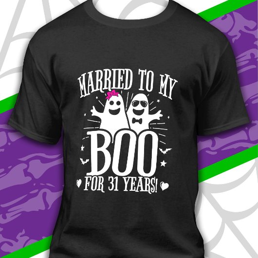 Oktober Hochzeitstag 31. Jahrestag T-Shirt