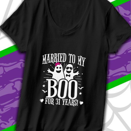 Oktober Hochzeitstag 31. Jahrestag T-Shirt