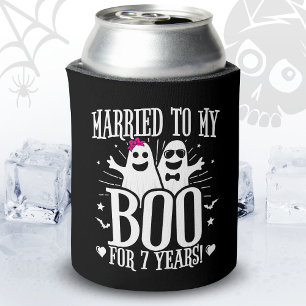 Oktober Hochzeitstag Lustiger 7. Hochzeitstag Dosenkühler