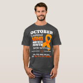 Oktober ist ADHS Sensibilisierungsmonat National O T-Shirt (Vorne ganz)