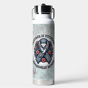 Oktober ist der Monat der Pituitären Bewusstseinsb Trinkflasche