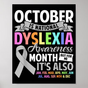 Oktober ist der nationale Monat zur Sensibilisieru Poster
