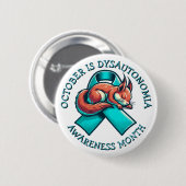 Oktober ist Dysautonomie Aufklärungsmonat Button (Vorne & Hinten)