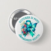 Oktober ist POTS Awareness Montag Button (Vorne & Hinten)