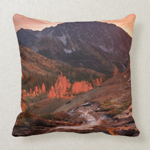 Oktober-Licht auf Scheinwerfer-Becken Kissen