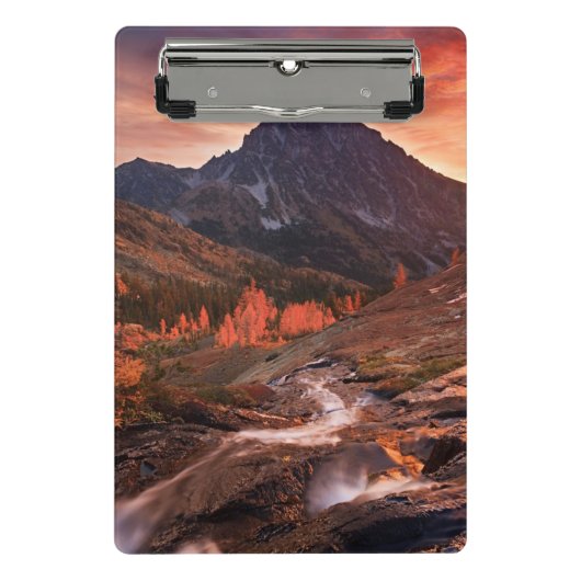 Oktober-Licht auf Scheinwerfer-Becken Mini Klemmbrett (Vorderseite)