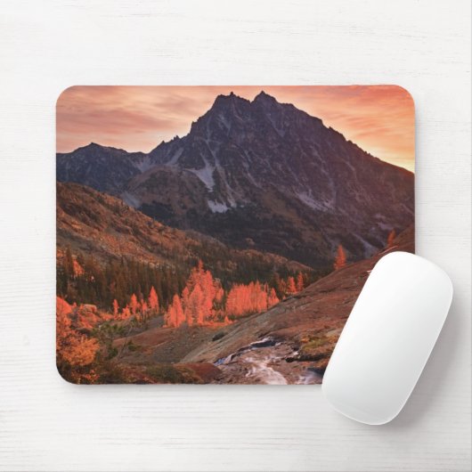 Oktober-Licht auf Scheinwerfer-Becken Mousepad (Mit Mouse)