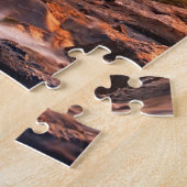 Oktober-Licht auf Scheinwerfer-Becken Puzzle (Seite)